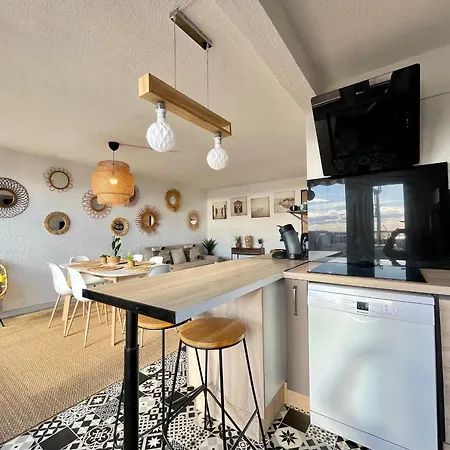 Superbe T3 Avec Terrasse Vue Mer, Parking - Fr-1-338-506 Sète