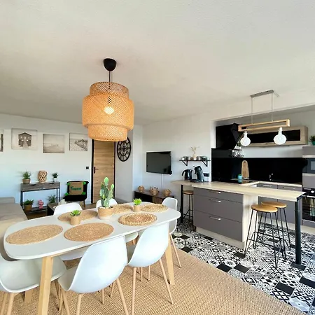 T3 Dernier Etage Avec Grande Terrasse, Parking Et Wifi A - Fr-1-338-506 * Sète