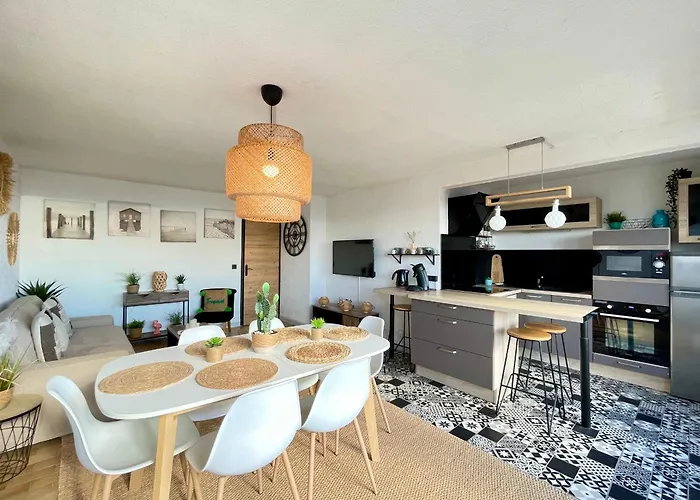 Superbe T3 Avec Terrasse Vue Mer, Parking - Fr-1-338-506 * 塞特港