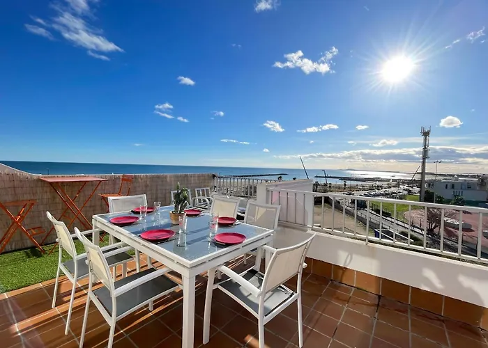 Superbe T3 Avec Terrasse Vue Mer, Parking - Fr-1-338-506 公寓 塞特港